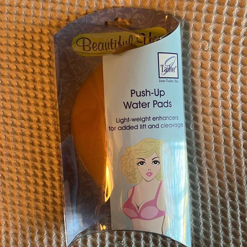 June Tailor beautiful you push up water pads lift cleavage bra inserts